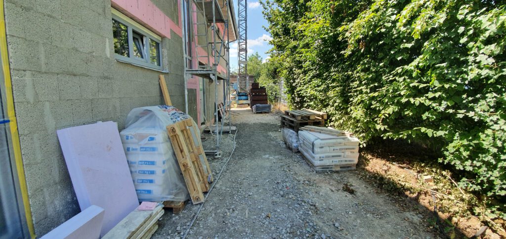 Neubau Außenanlage für ein Mietgebäude in Koblenz